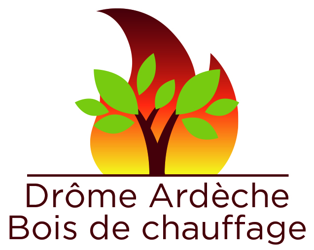 Drome Ardeche Bois de chauffage Logo